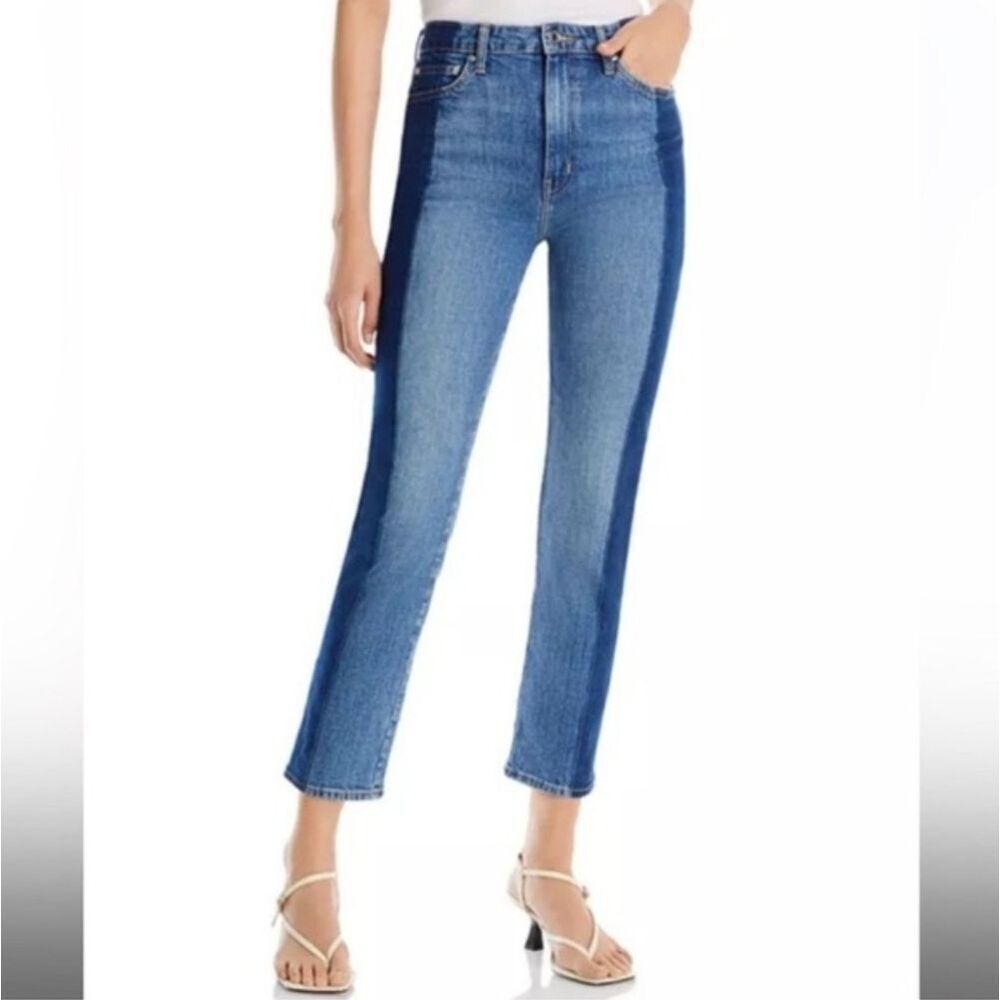 Derek Lam Crosby Kate Two Tone Jeans (26)